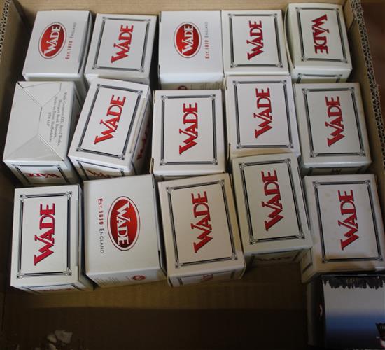 16 boxes of Wade Whimsies figures